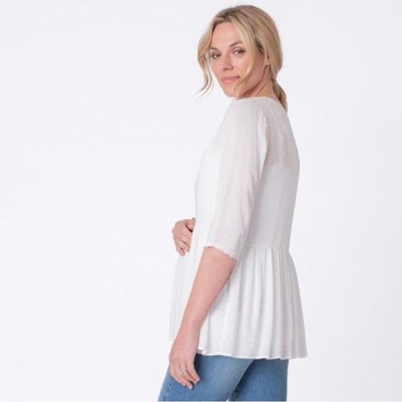 Seraphine Maternity button up top - Picture 2 of 4